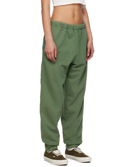 ERL Green Elasticized Lounge Pants