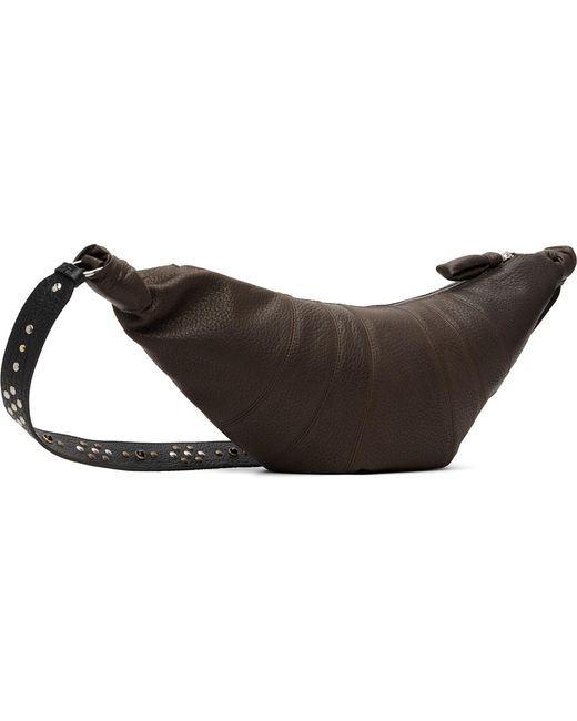 Lemaire Black Western Studs Medium Croissant Bag