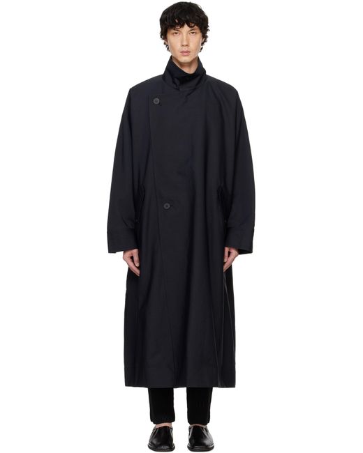 Homme Plissé Issey Miyake Black Blank Coat for men
