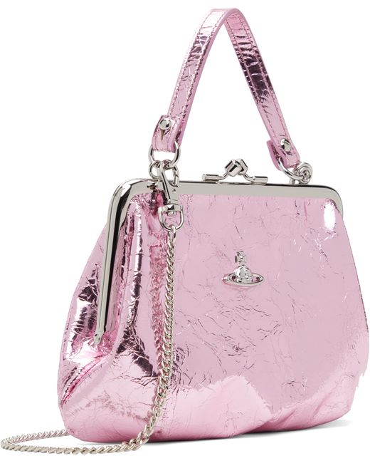 Vivienne Westwood Pink Granny Frame Bag