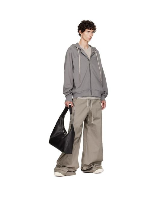 Rick Owens Black Tower Cropped Gemini Bag for men