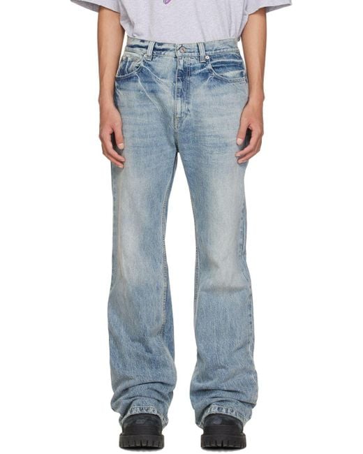 balenciaga pants blue