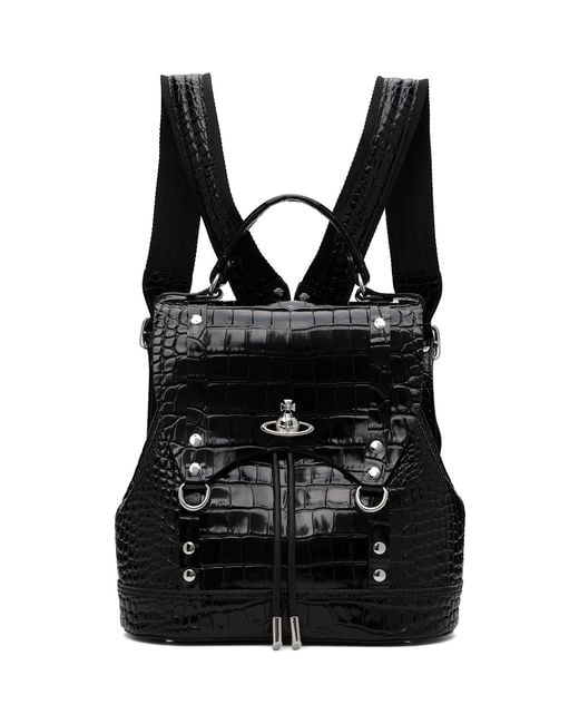 Vivienne Westwood Black Max Small Backpack