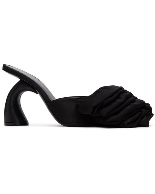 Dries Van Noten ラッフル ミュール Black