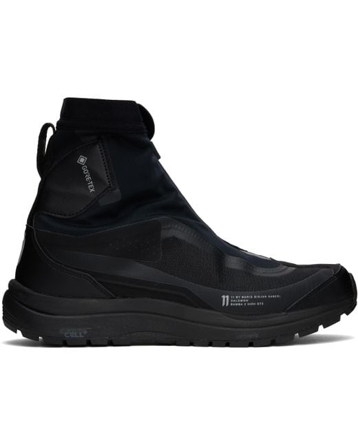 Boris Bidjan Saberi 11 Black Salomon Edition Bamba 2 High Gtx Sneakers for men