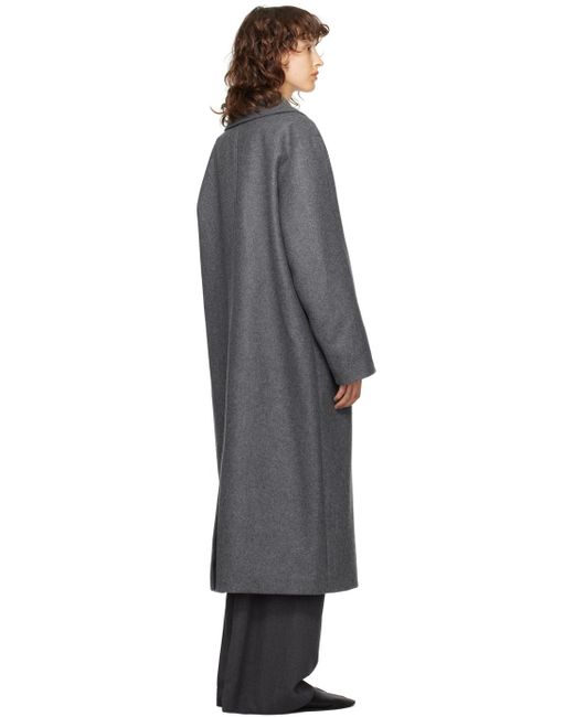 Rohe Black Double-breasted Coat