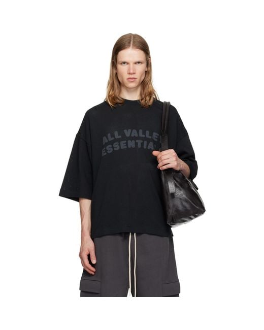Fear Of God Black Merch T-Shirt for men