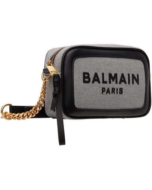 Balmain Black B-army Bag
