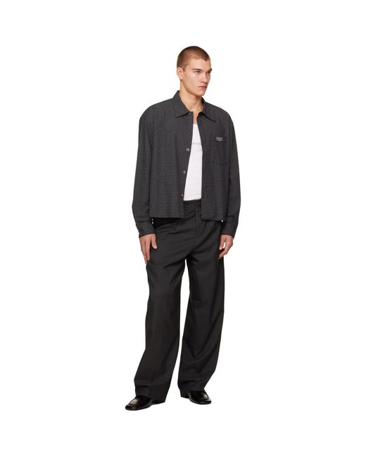 mfpen Black Frame Shirt for men