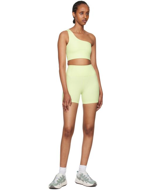 GIRLFRIEND COLLECTIVE Yellow High-rise Shorts