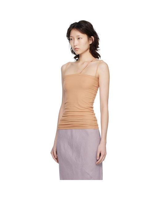 Baserange Multicolor Ssense Exclusive Tan Nida Tank Top