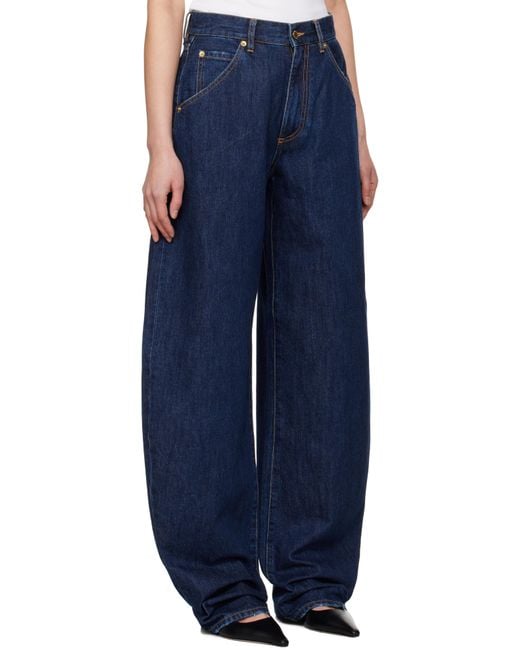 DARKPARK Blue Khris Barrel Leg Jeans