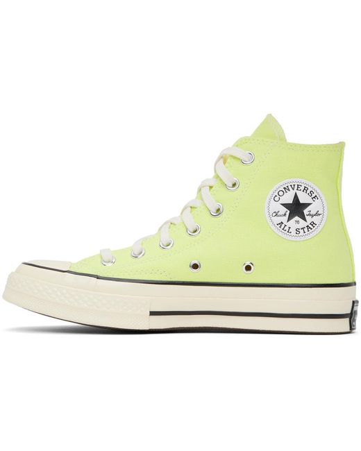 Baskets montantes chuck 70 vertes Converse pour homme en coloris Black