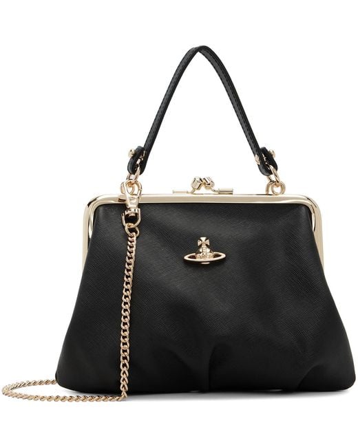Vivienne Westwood Black Granny Frame Bag