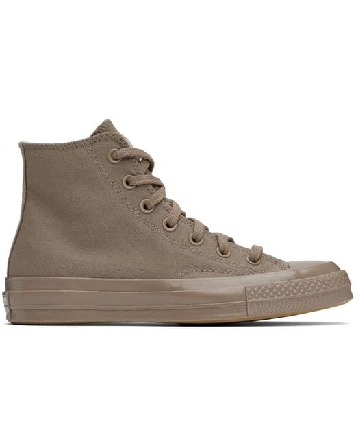 Converse Black Taupe Chuck 70 Monochrome Sneakers for men