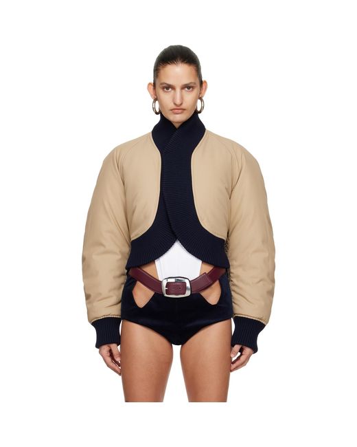 Jean Paul Gaultier Blue 'The Bomber' Jacket