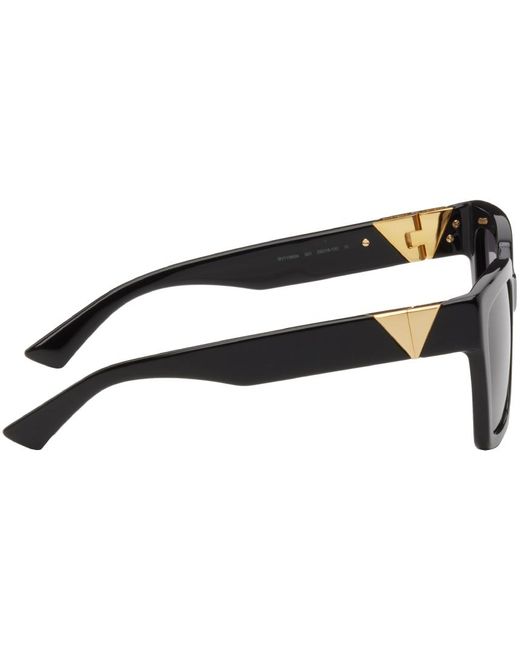 Bottega Veneta Black Square Sunglasses for men