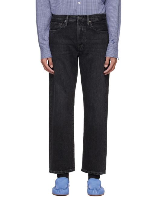 Acne Black Regular Fit 1996 Jeans for men