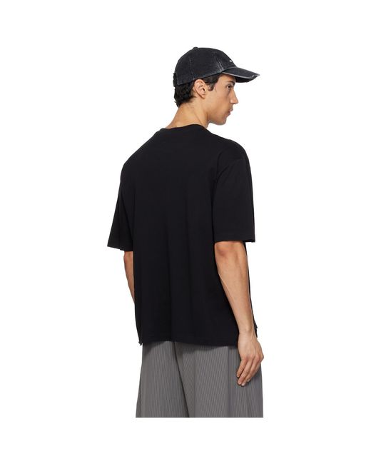 Song For The Mute Black Logo Oversized T-Shirt for men