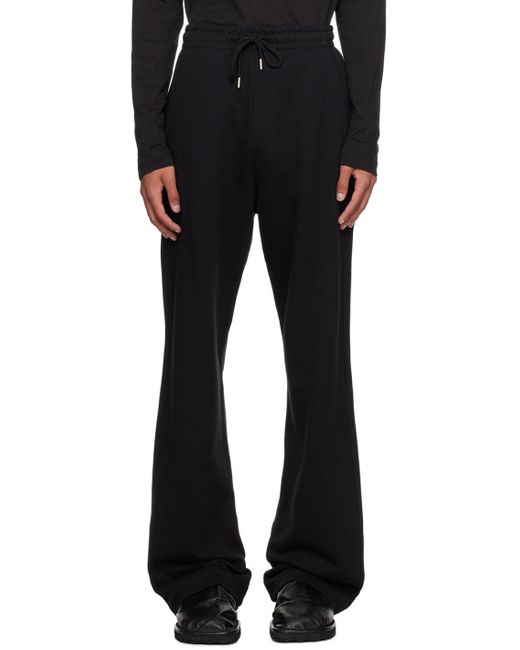 Dries Van Noten Black Straight-leg Lounge Pants for men