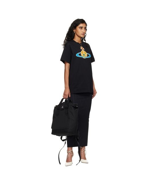 Vivienne Westwood Black Steven Backpack