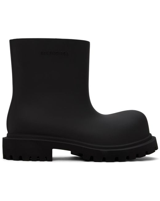 Balenciaga Black Steroid Bootie Boots for men