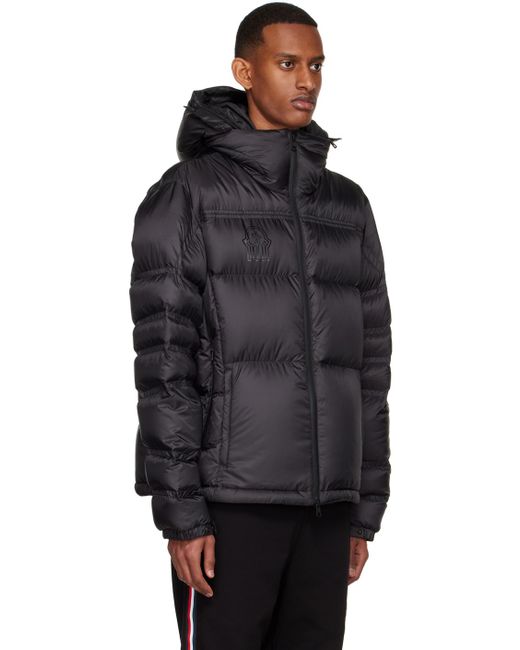 Moncler Genius Black Polyester Down Jacket for Men Lyst UK