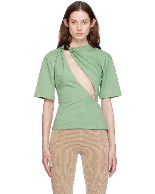 Jacquemus Green 'le T-shirt Perola' T-shirt
