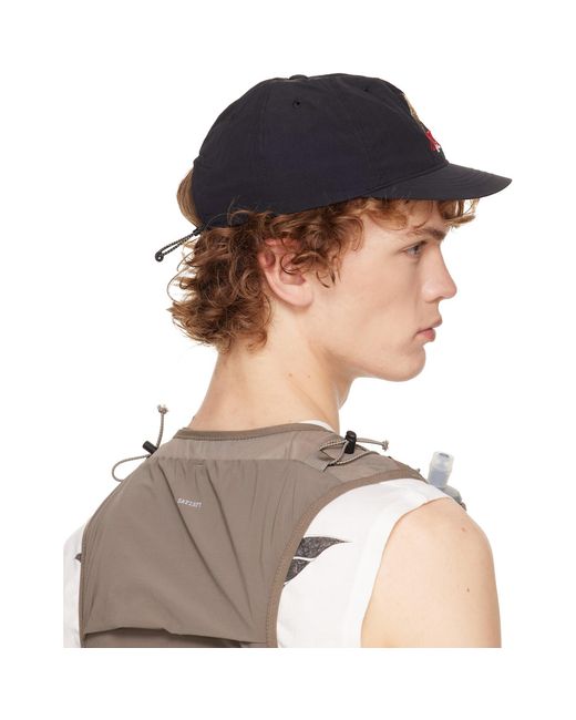 Satisfy Gray Flitesilk 5 Panel Pinch Running Cap for men