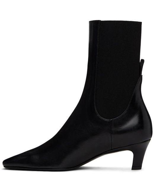 Totême  Toteme Black 'the Mid Heel' Boots