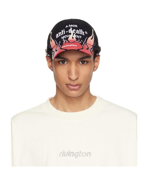 RIVINGTON roi Rebis White 'Anti-Death' Cap for men