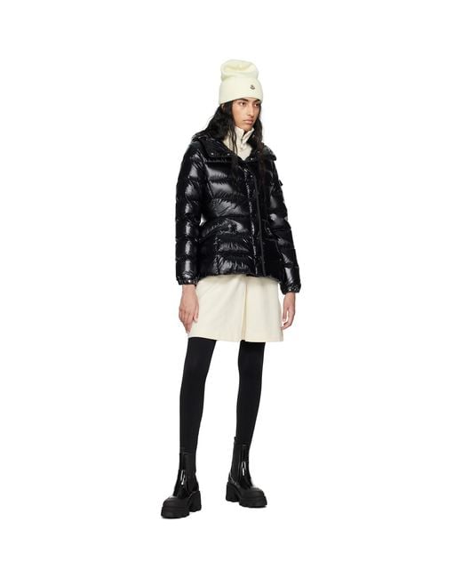 Moncler Black Barante Short Down Jacket