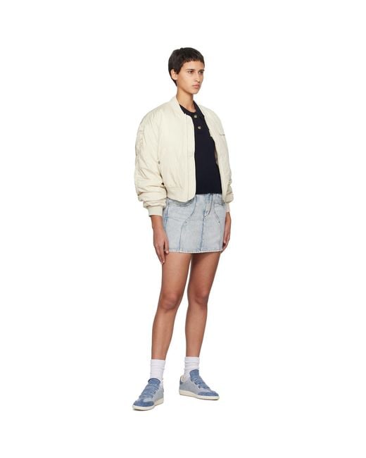 Isabel Marant Blue Vesna Denim Miniskirt