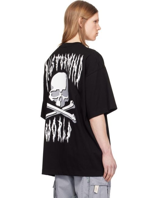 メンズ MASTERMIND WORLD ブラック Mw Oversized Death Metal Tシャツ Black