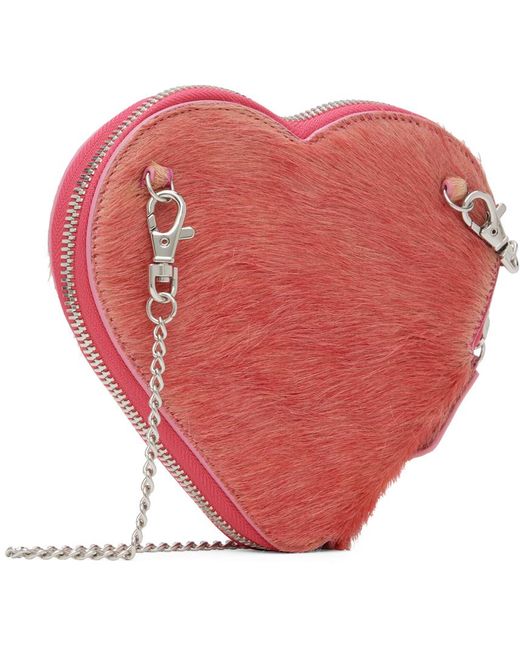 Sac à bandoulière en forme de cœur rose Vivienne Westwood en coloris Red
