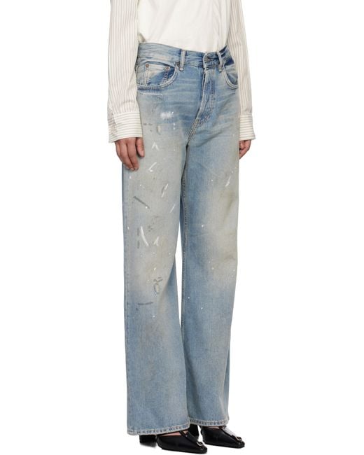 Acne Black Loose Fit 2021F Jeans