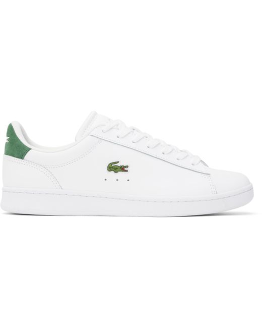 メンズ Lacoste ホワイト Carnaby Set レザースニーカー Black