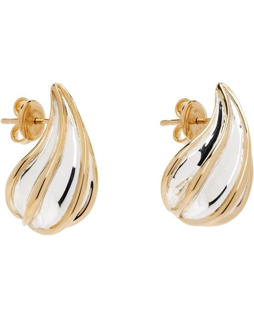 Bottega Veneta Black Mini Drop Earrings