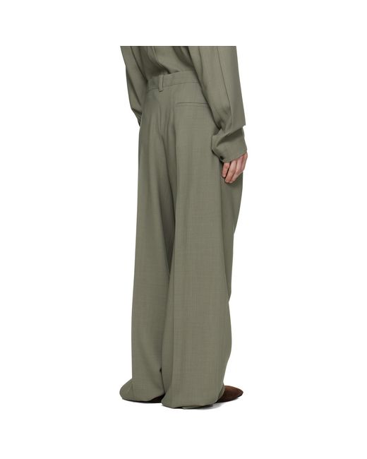 Calvin Klein Green Taupe Eric Trousers for men