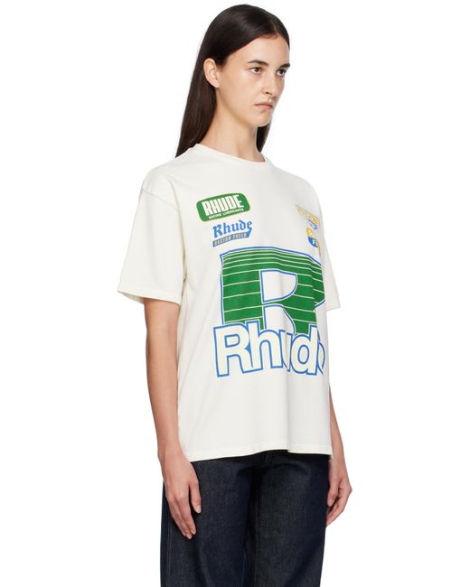 Rhude Off- Roadway Racing T-Shirt in Green | Lyst UK