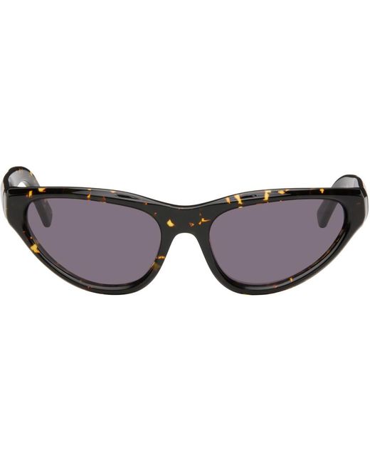 Marni Black Tortoiseshell Mavericks Sunglasses for men