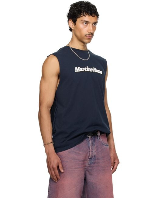 Martine Rose Blue Ssense Exclusive Double T-Shirt for men