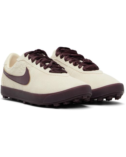 Nike Black Off- & Burgundy Astrograbber Leather Se Sneakers