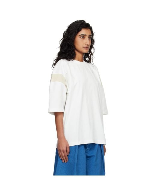 YMC White Off- Skate T-Shirt
