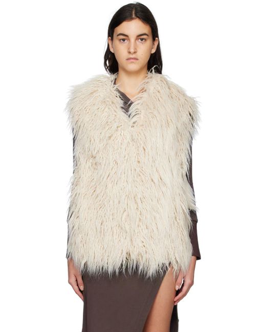 Halfboy Multicolor Off- Eco Fur Vest