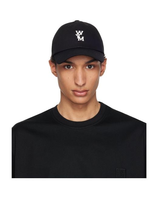 Wooyoungmi Black Logo Ball Cap for men