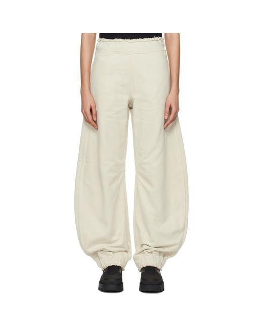 Moncler Genius Natural Moncler X Willow Smith Raw Edge Sweatpants