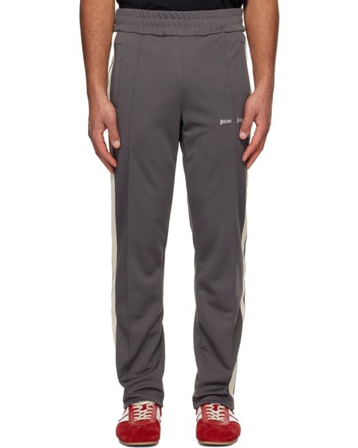 Palm Angels Black Classic Logo Track Pants for men