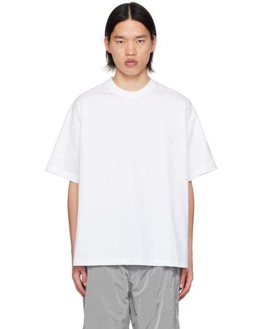 T-shirt blanc à image à logo Wooyoungmi pour homme en coloris White