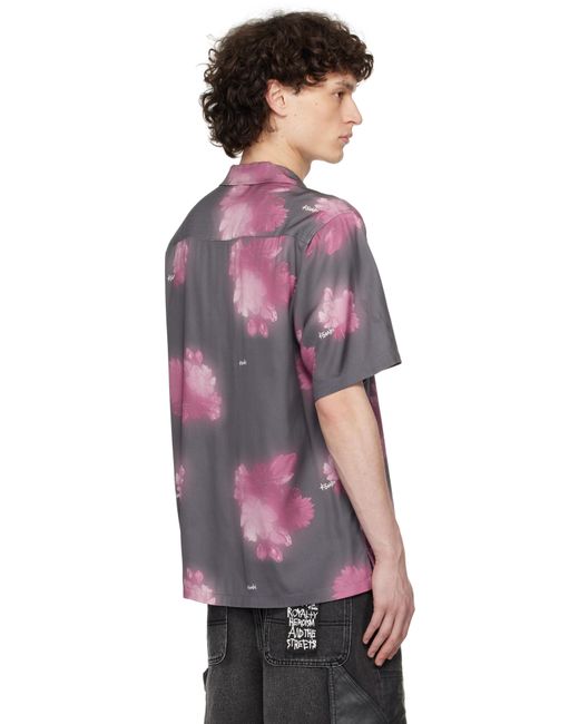 Ksubi Purple Cursed Resort S/S Shirt for men